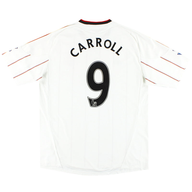 2010-11 Liverpool adidas Away Shirt Carroll #9 XXL