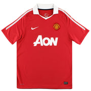 2010-11 Manchester United Nike Home Shirt S