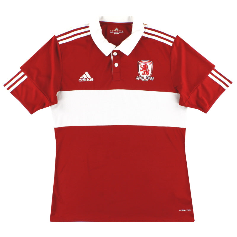 2010-11 Middlesbrough adidas Home Shirt M