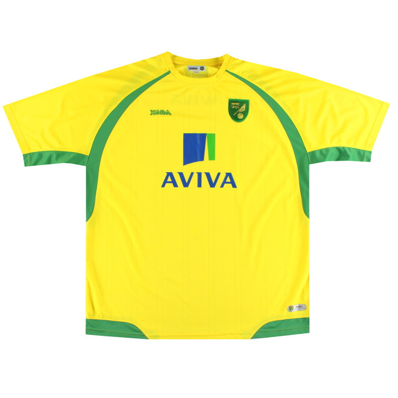 2010-11 Norwich City Home Shirt XL
