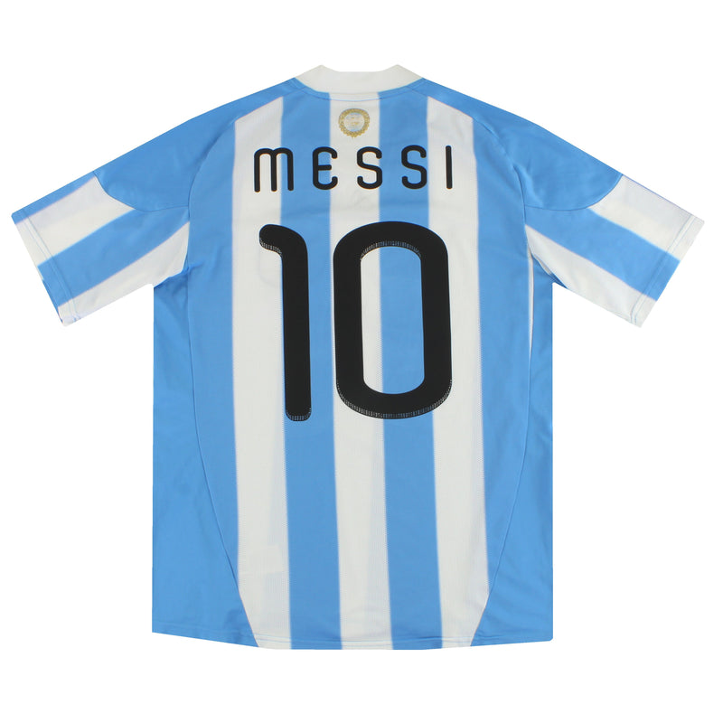 2010-11 Argentina adidas Home Shirt Messi #10 M