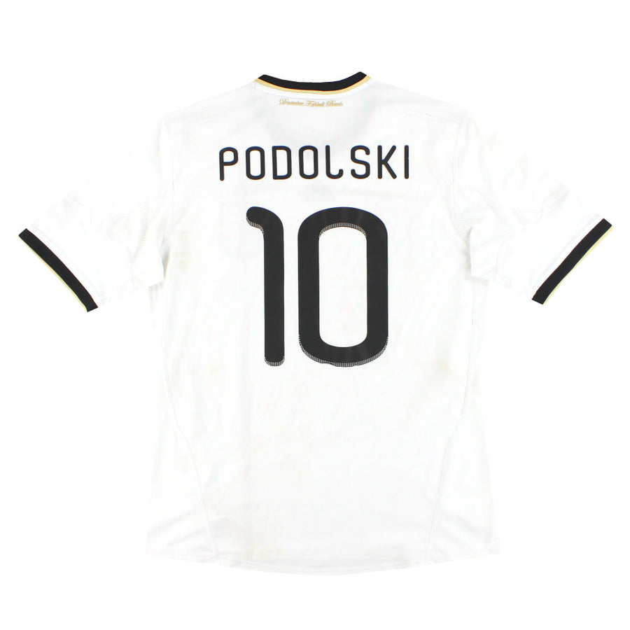 2010-11 Germany adidas Home Shirt Podolski #10 L