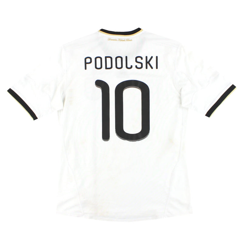 2010-11 Germany adidas Home Shirt Podolski #10 L