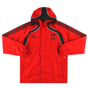 2010-11 Liverpool adidas Hooded Rain Jacket L