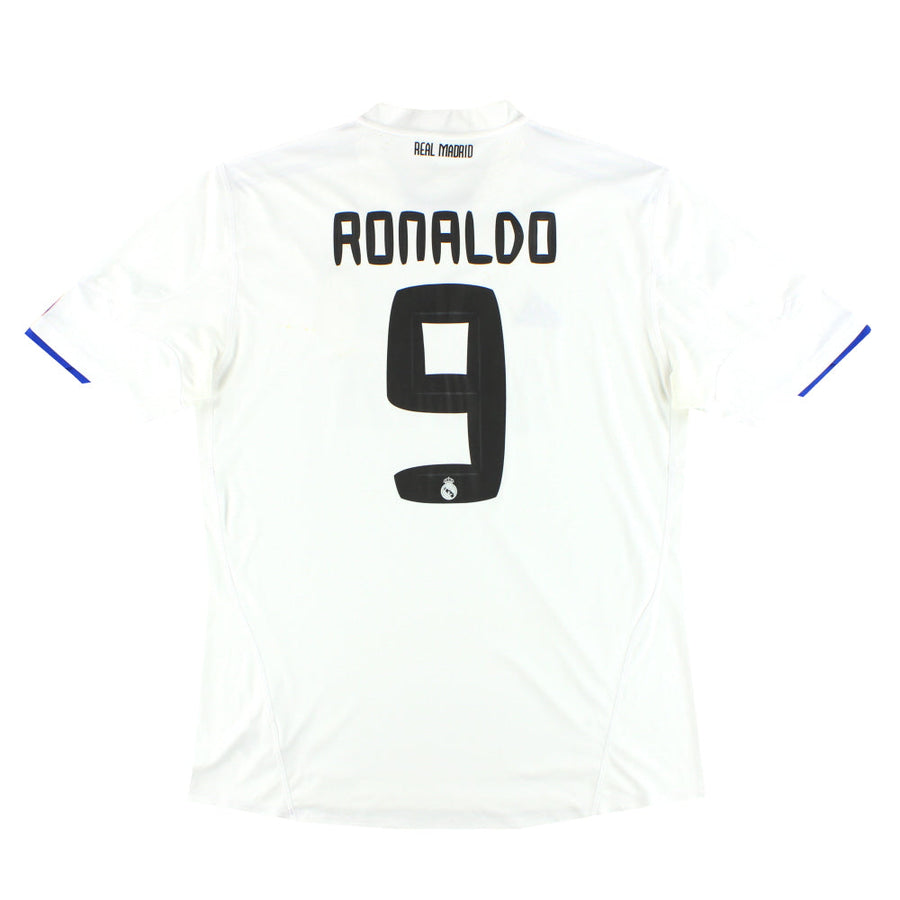 2010-11 Real Madrid adidas Home Shirt Ronaldo #9 XL