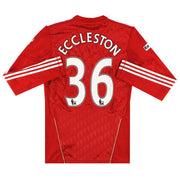 2010-12 Liverpool Techfit Player Issue Home Shirt Eccleston #36 *Mint* L/S