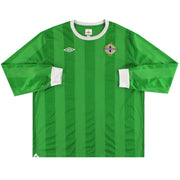 2010-12 Northern Ireland Umbro Home Shirt L/S *Mint* XXL