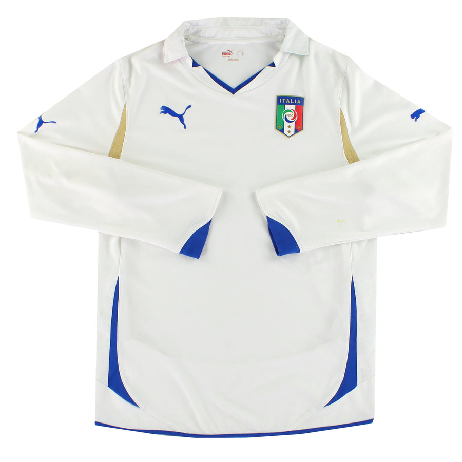 2010-12 Italy Puma Player Issue Away Shirt L/S