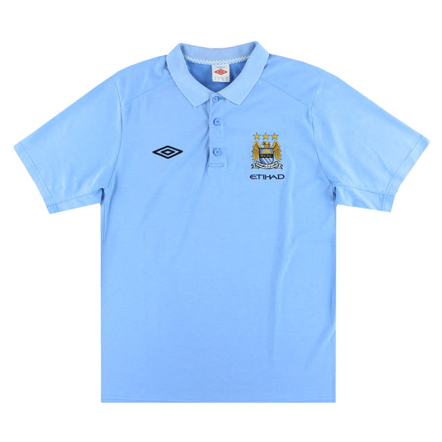 2010-12 Manchester City Umbro Polo Shirt XL