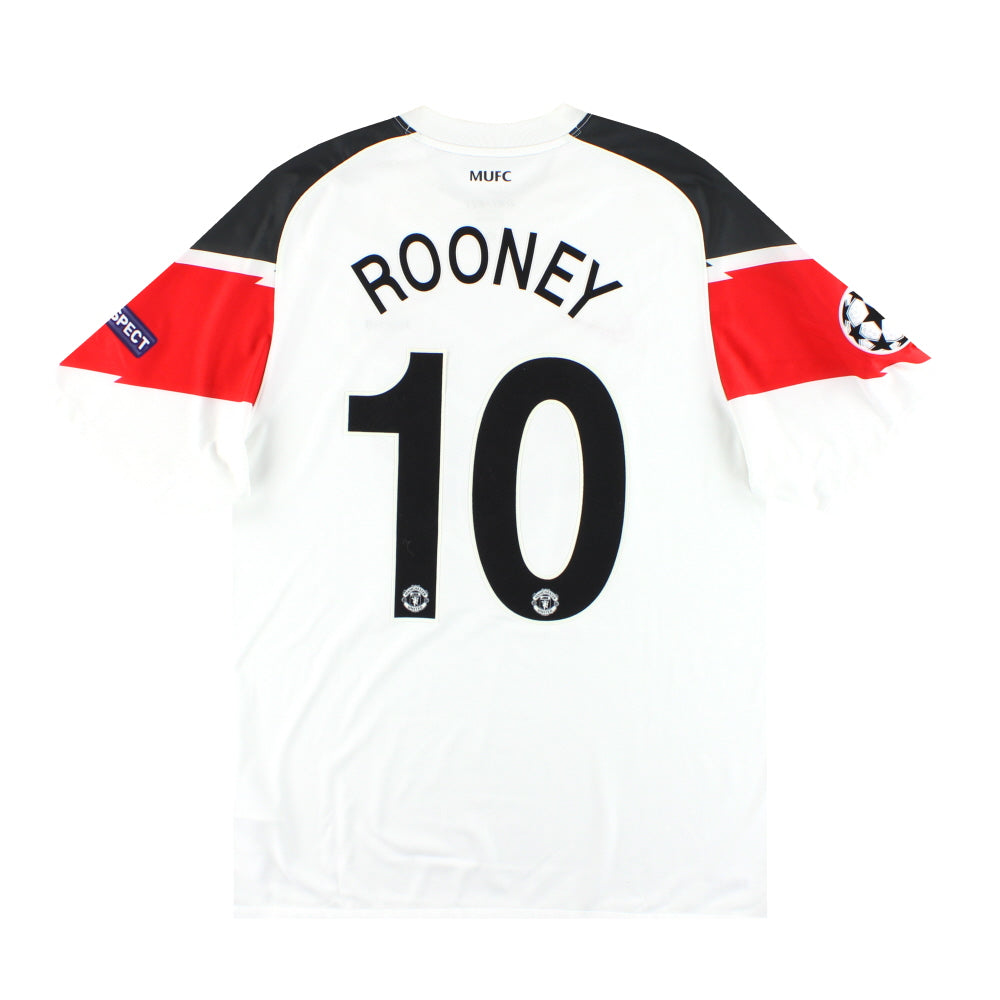 2010-12 Manchester United Nike CL Away Shirt Rooney #10 *Mint* L