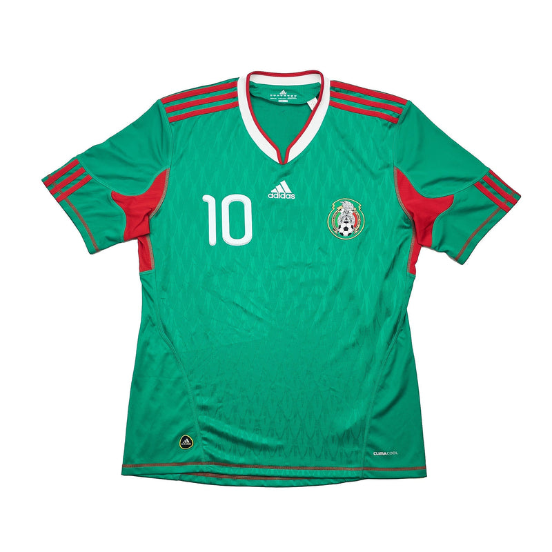 2010 Mexico C.Blanco #10 Home Shirt (L) Adidas