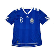 2010/11 Argentina Veron #8 (Greece V Argentina) Away Shirt (L) Adidas
