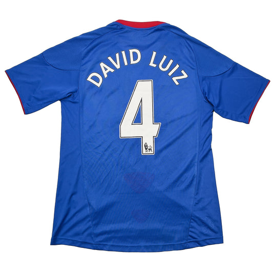 2010/11 Chelsea David Luiz #4 Home Shirt (S) Adidas