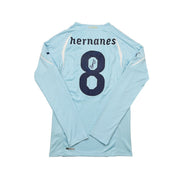2010/11 Lazio Hernanes #8 *Player Issue + Signed* L/S Home Shirt (M) Puma