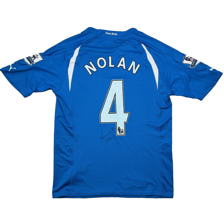 2010/11 Newcastle Nolan #4 *Match Issued + Signed* Away Shirt (XL) Puma