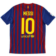 2011-12 Barcelona Nike Home Shirt Messi #10 *Mint* M