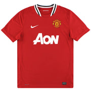2011-12 Manchester United Nike Home Shirt XL