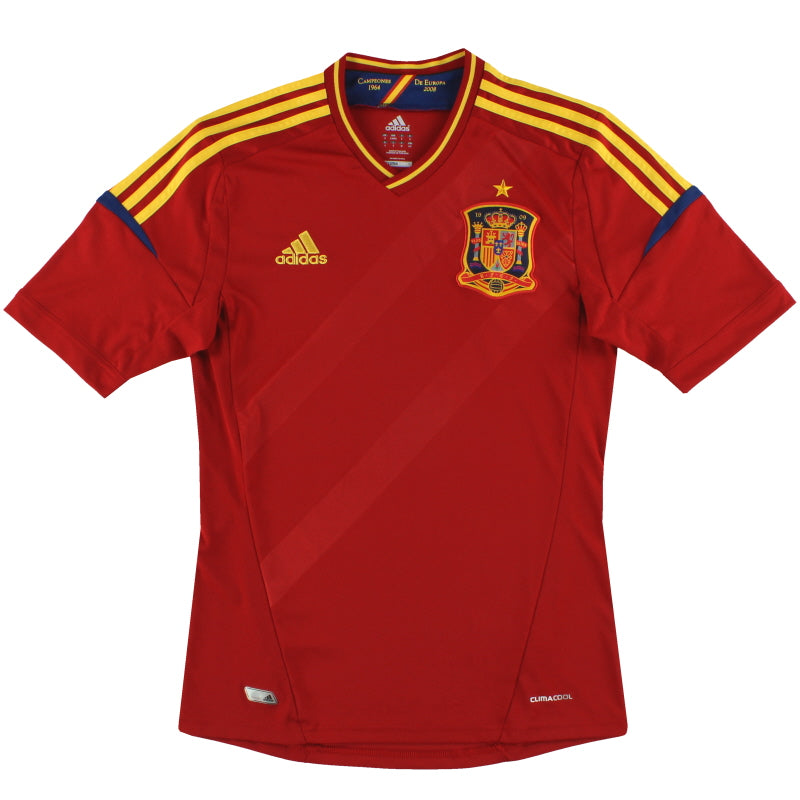 2011-12 Spain adidas Home Shirt *Mint* L