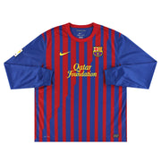 2011-12 Barcelona Nike Home Shirt L/S *Mint* XXL