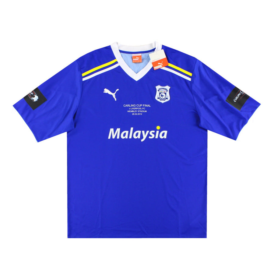 2011-12 Cardiff City Puma 'Carling Cup Final' Home Shirt *w/tags* XL