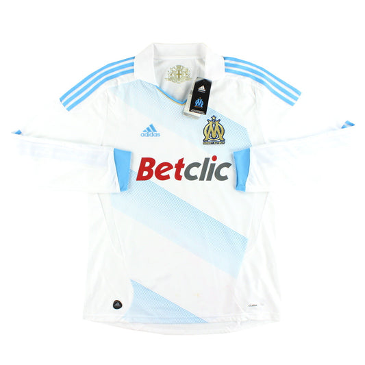 2011-12 Olympique Marseille adidas Home Shirt L/S *w/tags* L