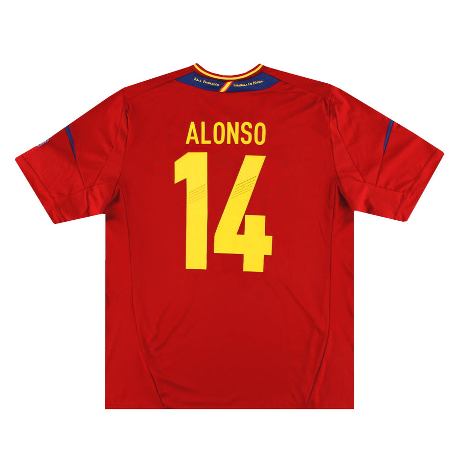 2011-12 Spain adidas Home Shirt Alonso #14 *Mint* XL