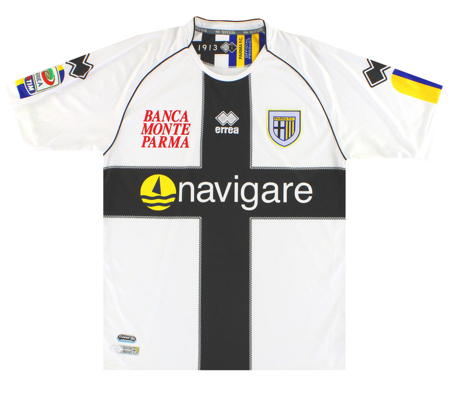 2011-12 Parma Errea Home Shirt L