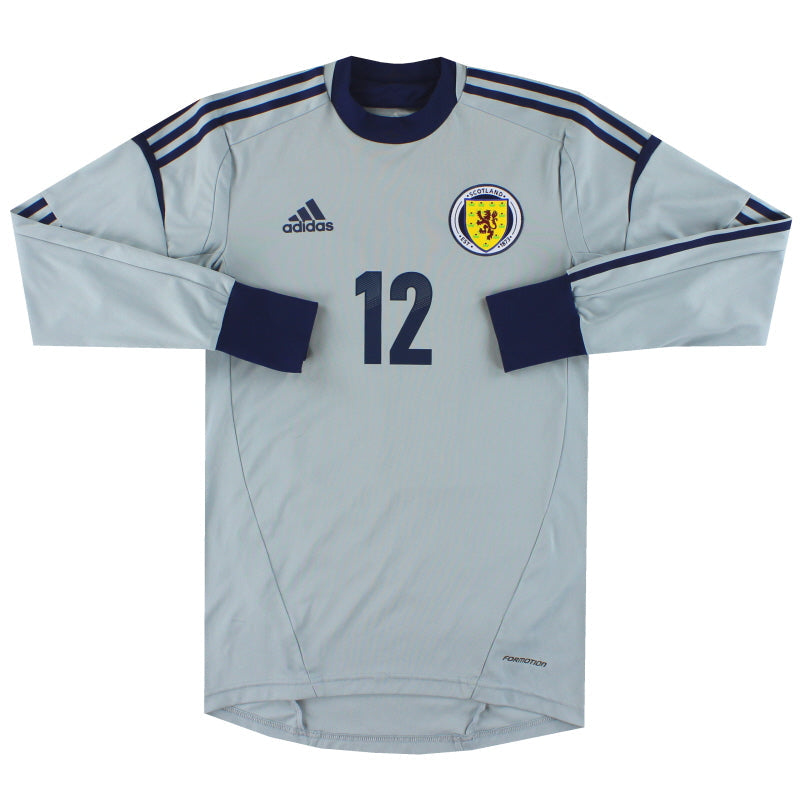 2011-13 Scotland adidas Player Issue Goalkeeper Shirt *As New* S