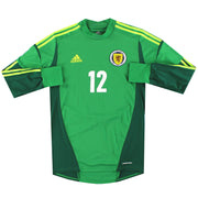 2011-13 Scotland adidas Player Issue Goalkeeper Shirt #12 S