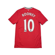 2011/12 Manchester United Rooney #10 Home Shirt (M) Nike