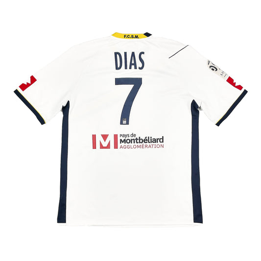 2011/12 Sochaux Dias #7 L/S *Match Worn* Away Shirt (XL) Lotto