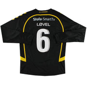 2012-13 AC Horsens Hummel Match Issue Away Shirt Lovel #6 L/S L