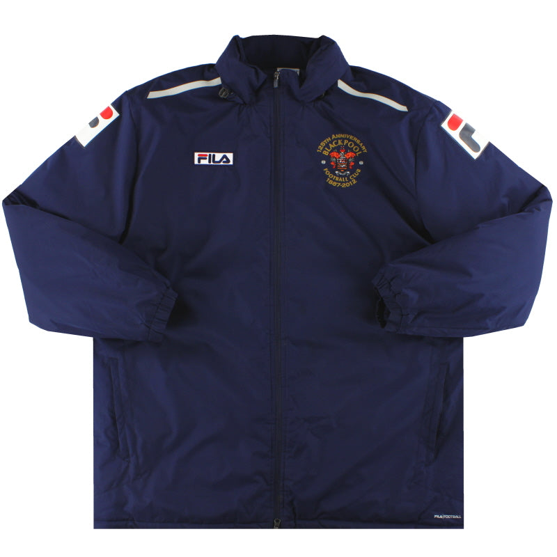 2012-13 Blackpool Fila '125th Anniversary' Padded Bench Coat XXL