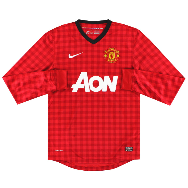 2012-13 Manchester United Home Shirt L/S