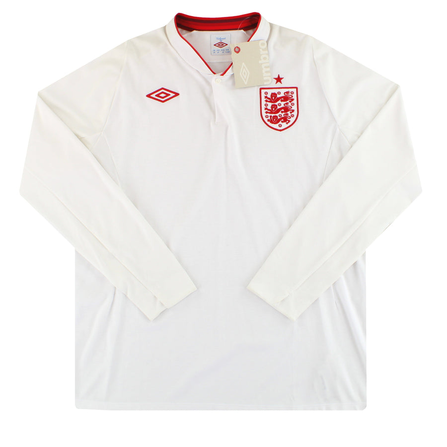 2012-13 England Umbro Home Shirt L/S *w/tags* XL