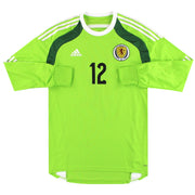 2014-15 Scotland adidas Formotion Player Issue Goalkeeper Shirt #12 *As New* S
