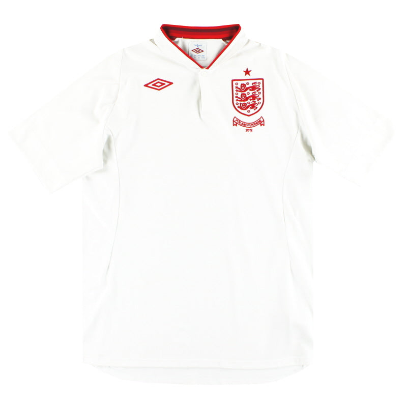 2012 England Umbro 'Poland/Ukraine' Home Shirt XXL
