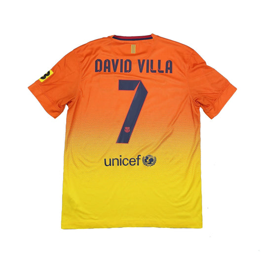 2012/13 Barcelona David Villa #7 Away Shirt (M) Nike