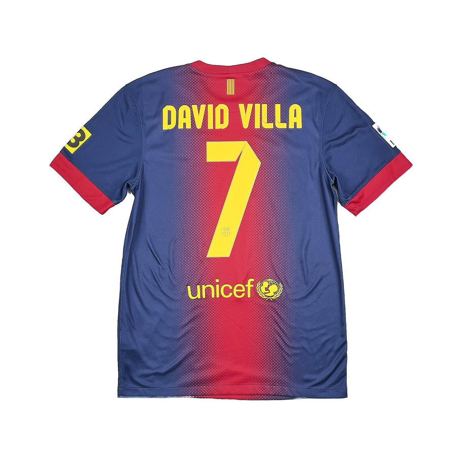 2012/13 Barcelona David Villa #7 Home Shirt (S) Nike