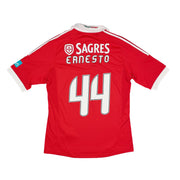 2012/13 Benfica Ernesto #44 *Player Issue* Signed Home Shirt (L) Adidas