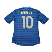 2012/13 France Benzema #10 Authentic Home Shirt (L) Nike