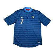 2012/13 France Ribery #7 Home Shirt (M) Nike