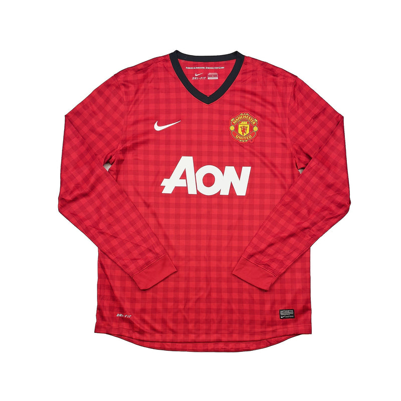 2012/13 Manchester United Rooney #10 L/S Home Shirt (L) Nike