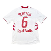 2012/13 New York Red Bulls Hertzog #6 *Player Issue* Home Shirt (L) Adidas