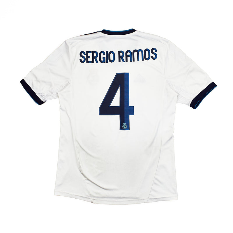 2012/13 Real Madrid Sergio Ramos #4 Home Shirt (M) Adidas