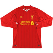 2013-14 Liverpool Warrior Home Shirt L/S XXL