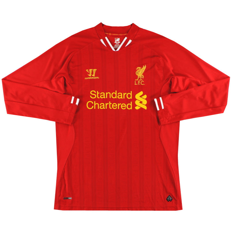 2013-14 Liverpool Warrior Home Shirt L/S XXL