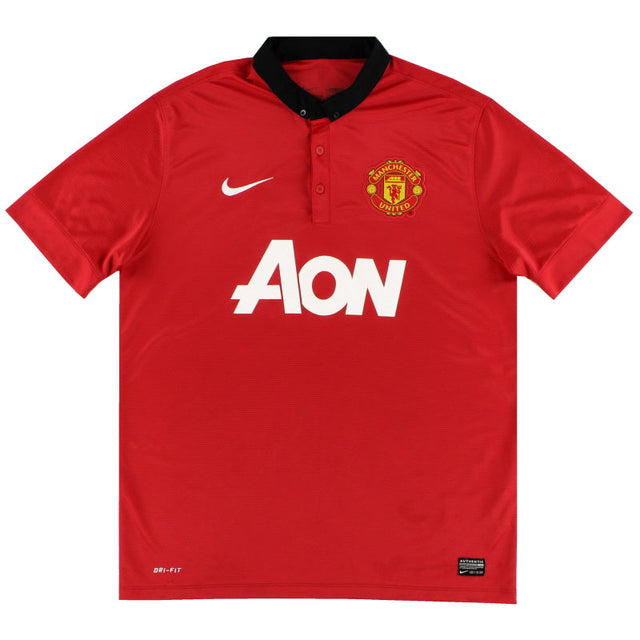 2013-14 Manchester United Nike Home Shirt M