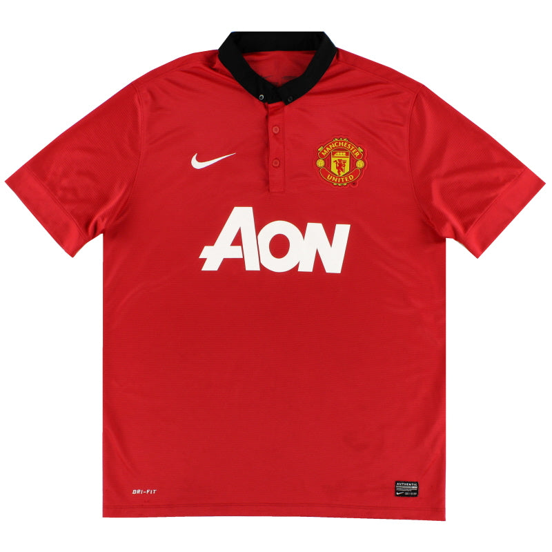 2013-14 Manchester United Nike Home Shirt M