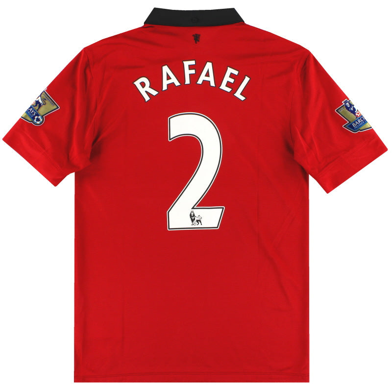 2013-14 Manchester United Nike Home Shirt Rafael #2 S